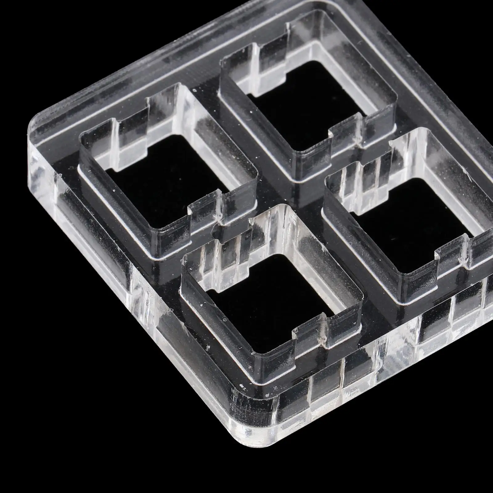 2x Switch Tester Accessories Spare Parts Clear Acrylic Plate Lightweight Display Board Suitable for Mechanical Keyboard