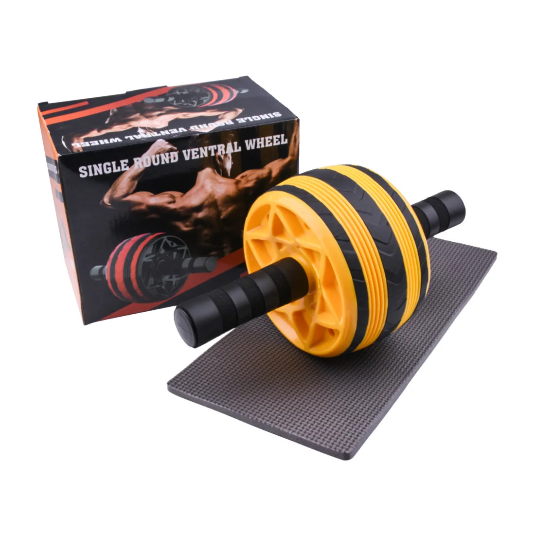 CHENGMO SPORTS Abdominal Crunch Machine High Quality Mute AB Wheel Roller for Home Fitness Workout