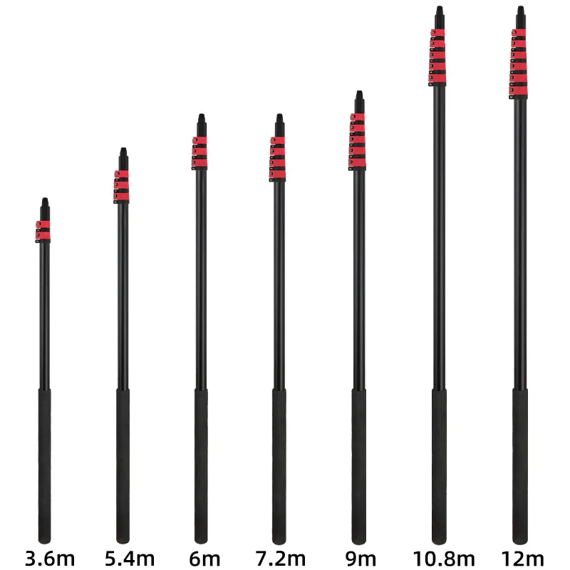 

Professional 5.4m 4-section Aluminum Alloy Telescopic Extension Pole-Multi-Specification Window Cleaning Eco-Friendly Disposable