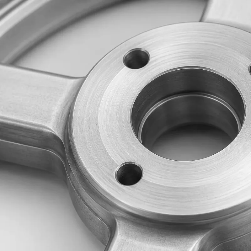 Precise 3D-printed steel parts coin casting industrial machinery generator flywheel pulley