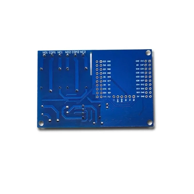 ESP32-WROOM-32E WiFi BLE Dual Relay Module AC220V Development Board Wireless Control Switch for Smart Home IoT