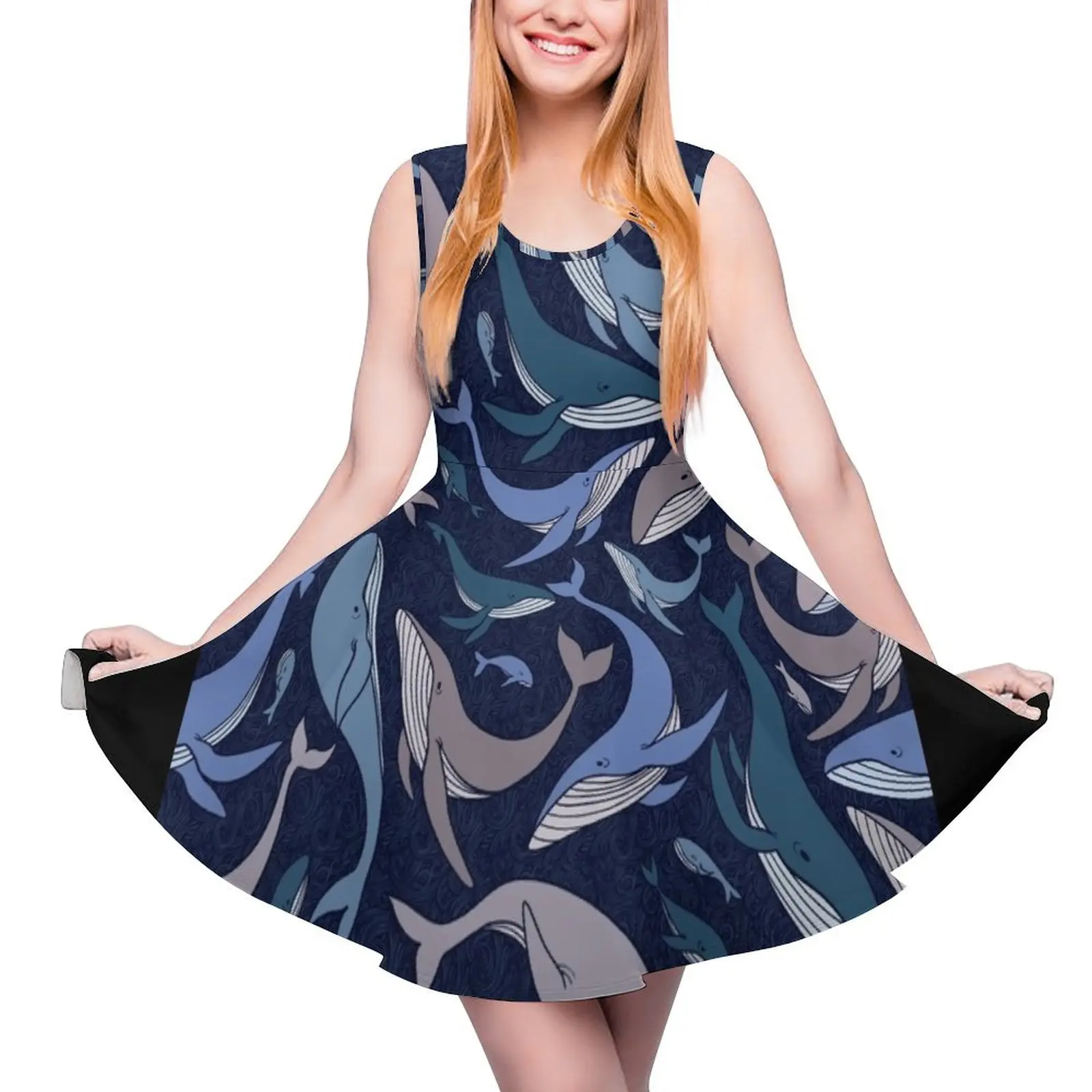 

School of whales Sleeveless Dress Bridesmaid dress woman women"s evening dresses 2024