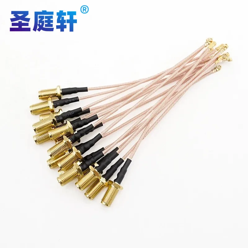 Extension Cord U.FL IPX to RP-SMA Female Connector Antenna RF Pigtail Cable Jumper for PCI WiFi Card RP-SMA Jack to IPX RG178
