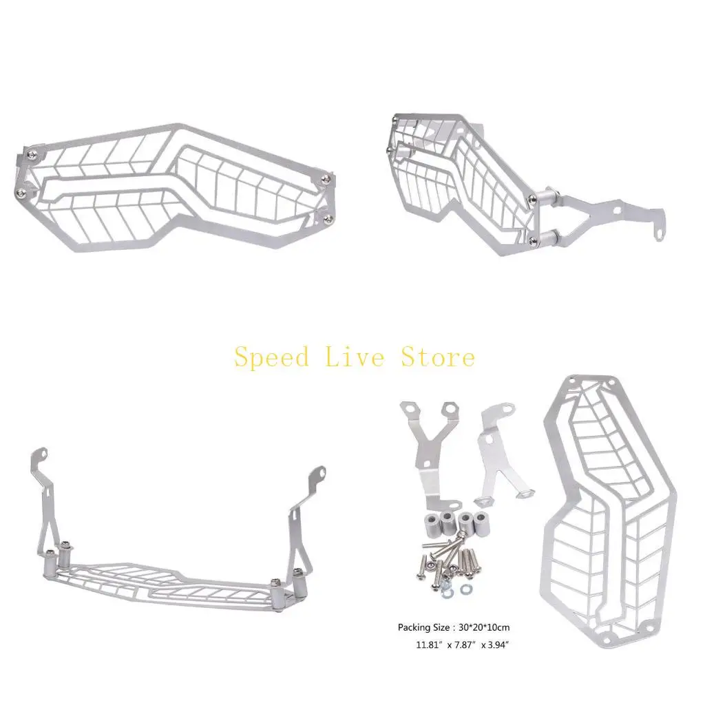 547C Easy Installation Motorcycle Headlight Protective Shelter Guard Grille Cover for F750GS F850GS