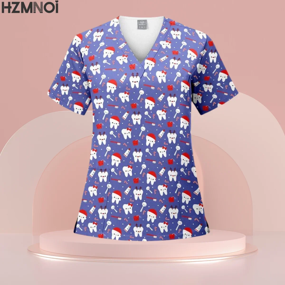 S-XXL Pet Grooming Doctor Work Clothes Dentistry Workwear Men and Women Anesthetist Uniform Wholesale Printed Scrubs Tops/shirts