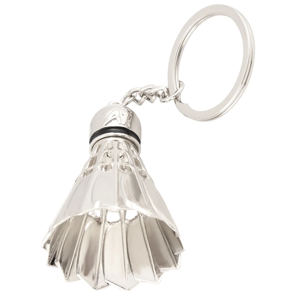 Porte-clés de badminton en métal créatif, souvenir tridimensionnel de tournoi de badminton, pendentif mignon de sport