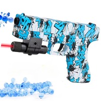 Manual G17 Gel Toy Gun Soft Bullet Pistol Airsoft Launcher CS Shooting Games Weapons for Kids Boys Gift