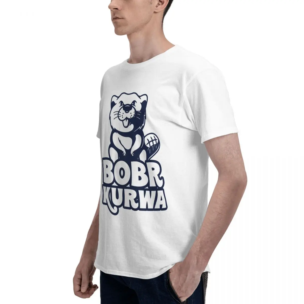 Bober Kurwa Bobr Meme śmieszne T Shirt spersonalizowane koszulki dla mężczyzn kobiet