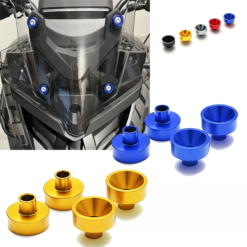 ل VOGE فاليكو 625 525 DSX DS625X DS525X DSX625 DSX525 2023 2024 2025 دراجة نارية الزجاج الأمامي تحديد المسمار غطاء الزخرفية