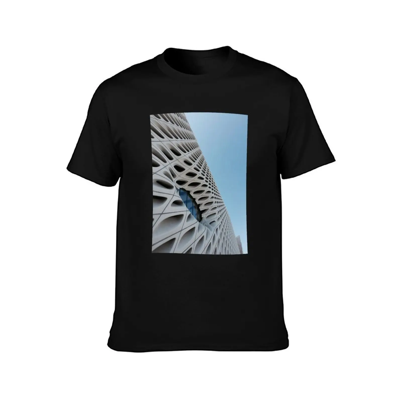 The Broad T-Shirt, Summer Casual Cotton Tee, Oversized Streetwear Tops, Vintage Graphic Print, Loose Fit Short Sleeve