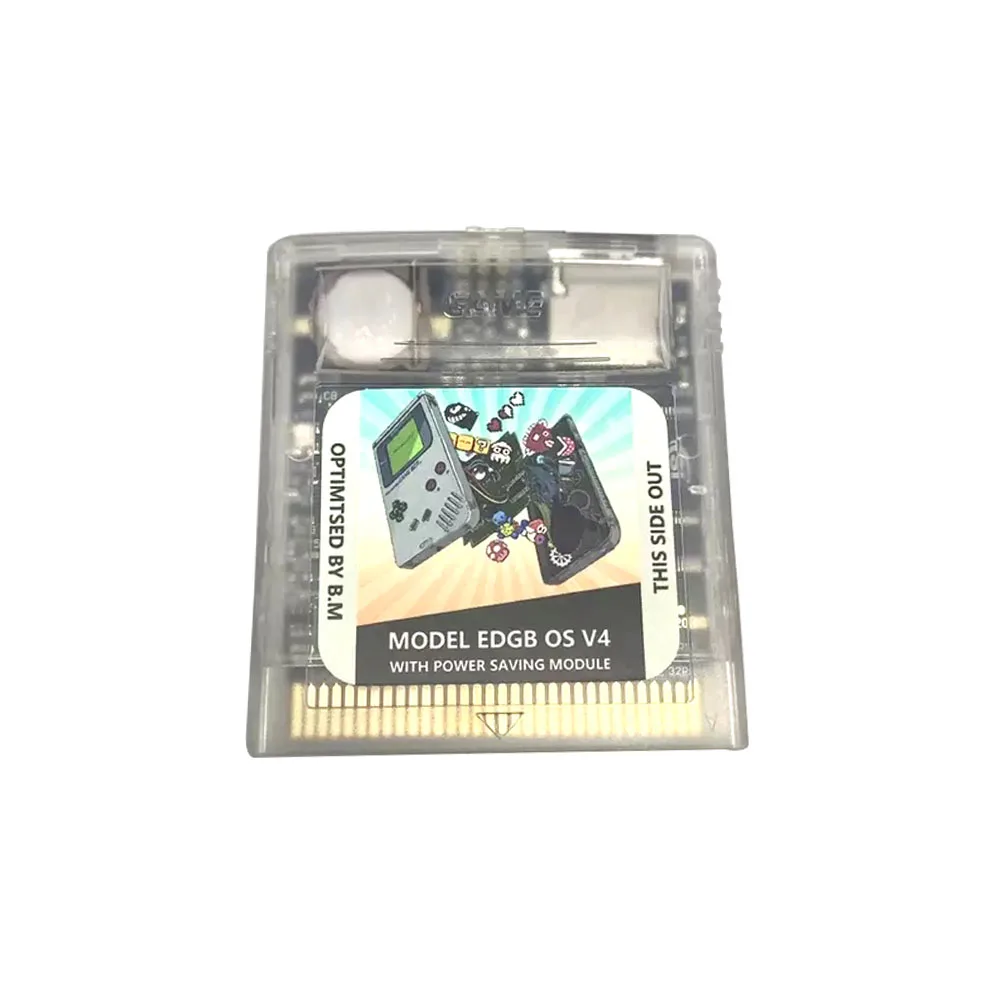 Tarjeta de cartucho de juego EDGB OS V4 personalizada para Gameboy GBA GBC GBASP GB DMG, tarjeta de cartucho de juego de ahorro de energía con tarjeta tf 4G, nueva