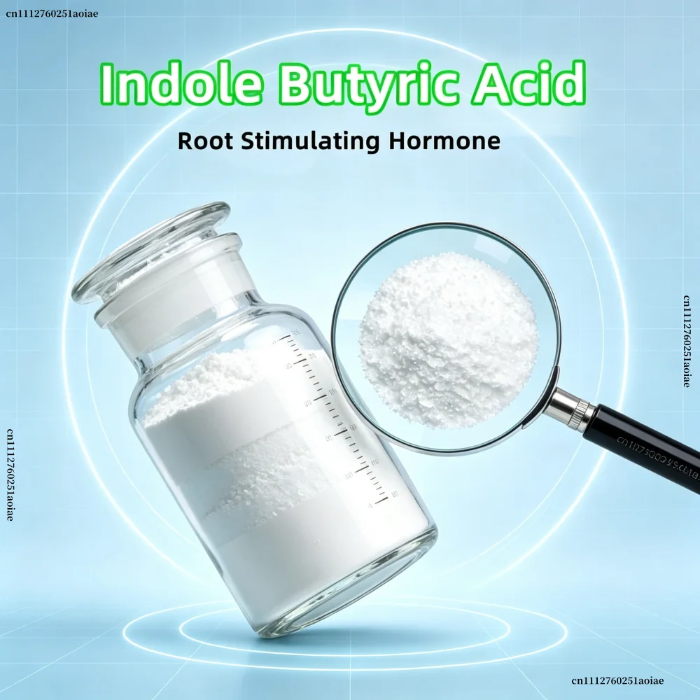 98% Purity IBA Indole-3-butyric Acid Root Stimulating Hormone Indole Butyric Acid Plant Growth Regulator Auxin Rooting Powder