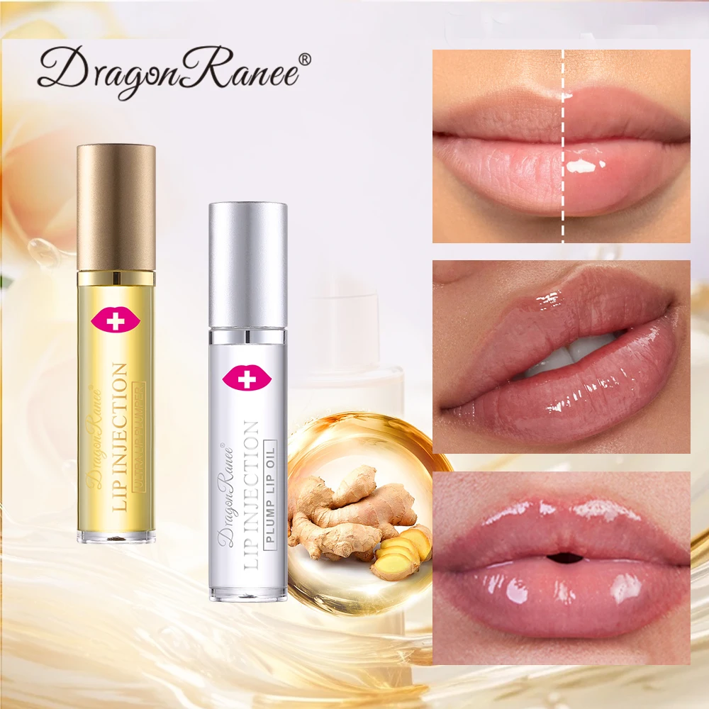 Lip Plumping Oil Moisturizing and Hydrating, Color-Enhancing Base Lip Care Lip Liquid, Glass Lip Effect, Glossy Mirror Finish, Gentle Colorless Lip Oil