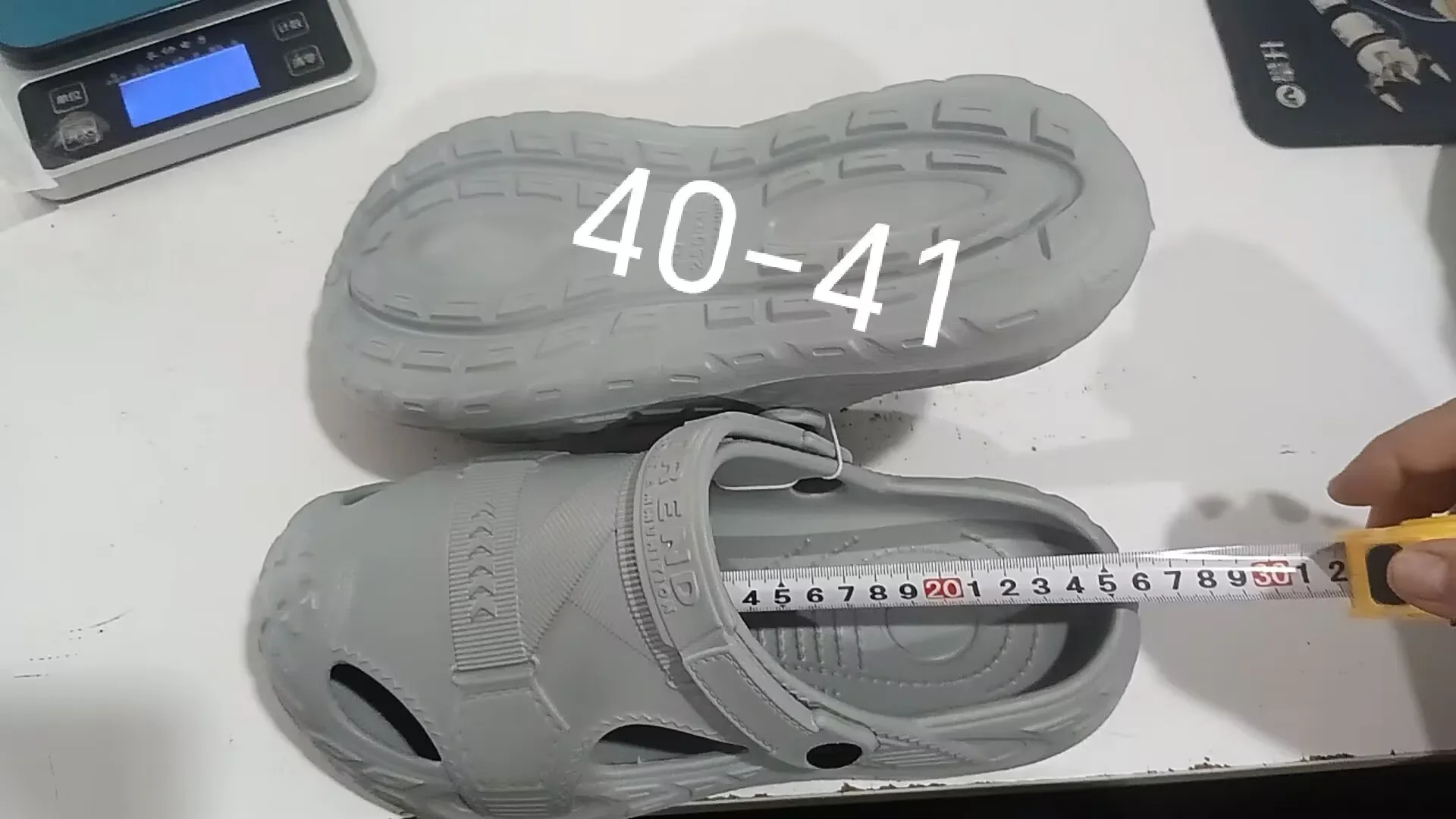 Sommer Herren Outdoor Clog Sandalen EVA Atmungsaktiv Rutschfest Geschlossene Zehenpartie Verschleißfeste Strandpantoffeln – Detail 1