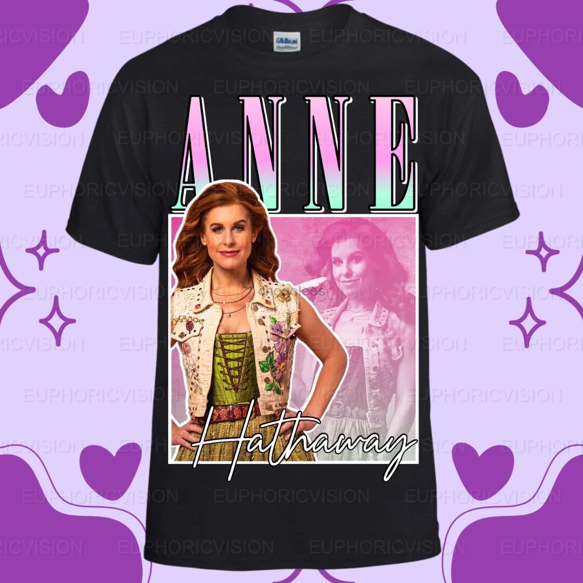 Anne Hathaway (&Juliet) Cassidy Janson 90’s Vintage Tee