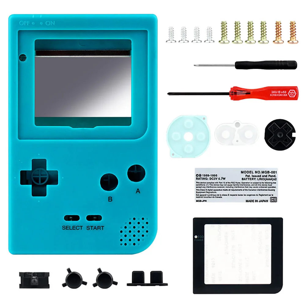 غطاء حماية كامل من OSTENT لجهاز Nintendo GBP Game Boy Pocket Console مع أزرار