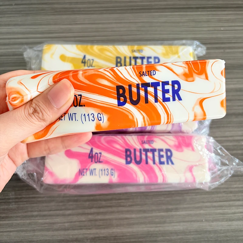 Weicher, Quetschbarer Butter-Stick Fidget-Spielzeug zur Stresslinderung, Langsam Aufsteigendes Squeeze-Spielzeug zur Angstlinderung, Entspannungsgeschenke für Erwachsene – Detail 5