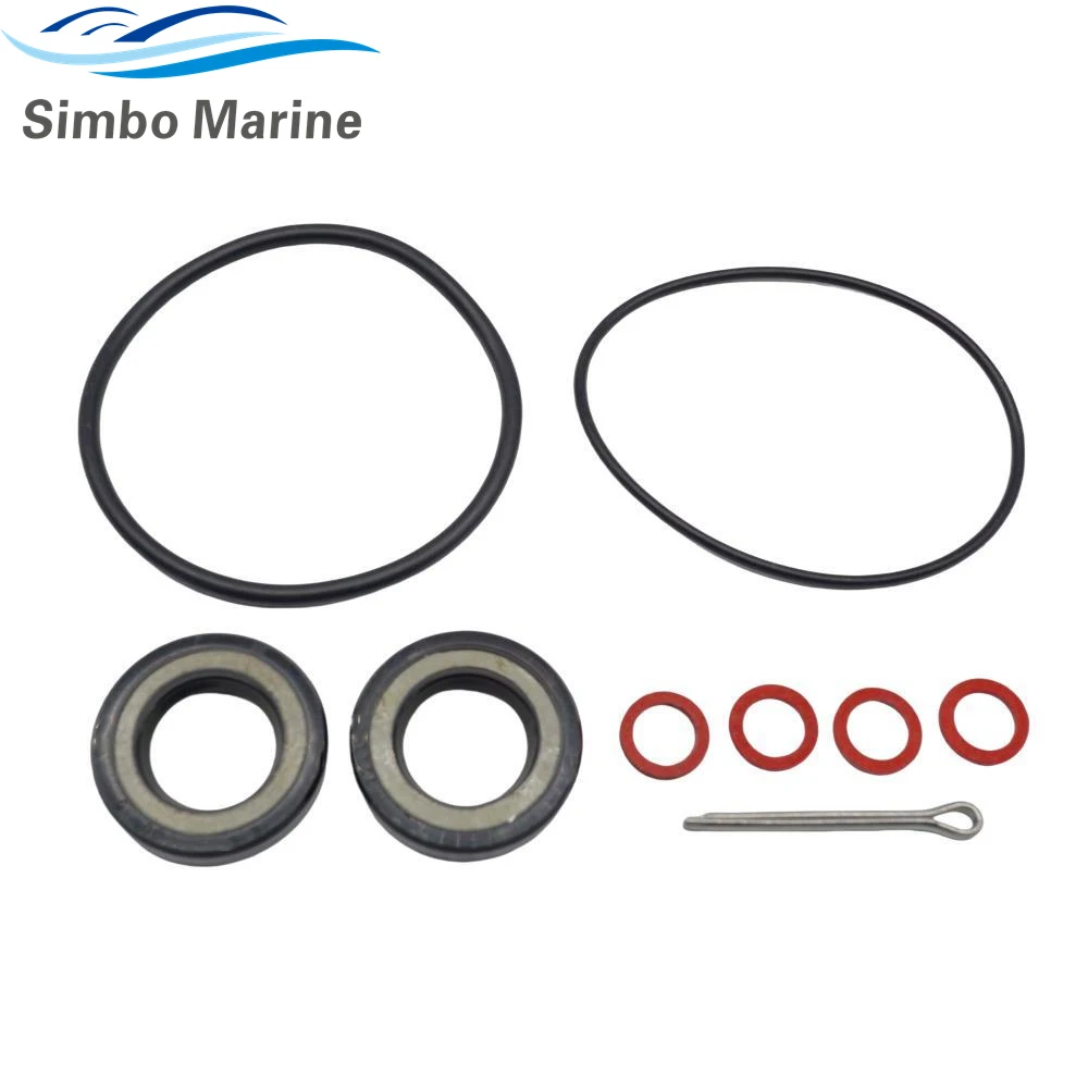 Outboard Lower Unit Gearcase Propeller Shaft Seal Kits 93101-17054 for Yamaha  2/4 Str 9.9 13.5 15 20 HP  O-ring 93210-57M09 Pi