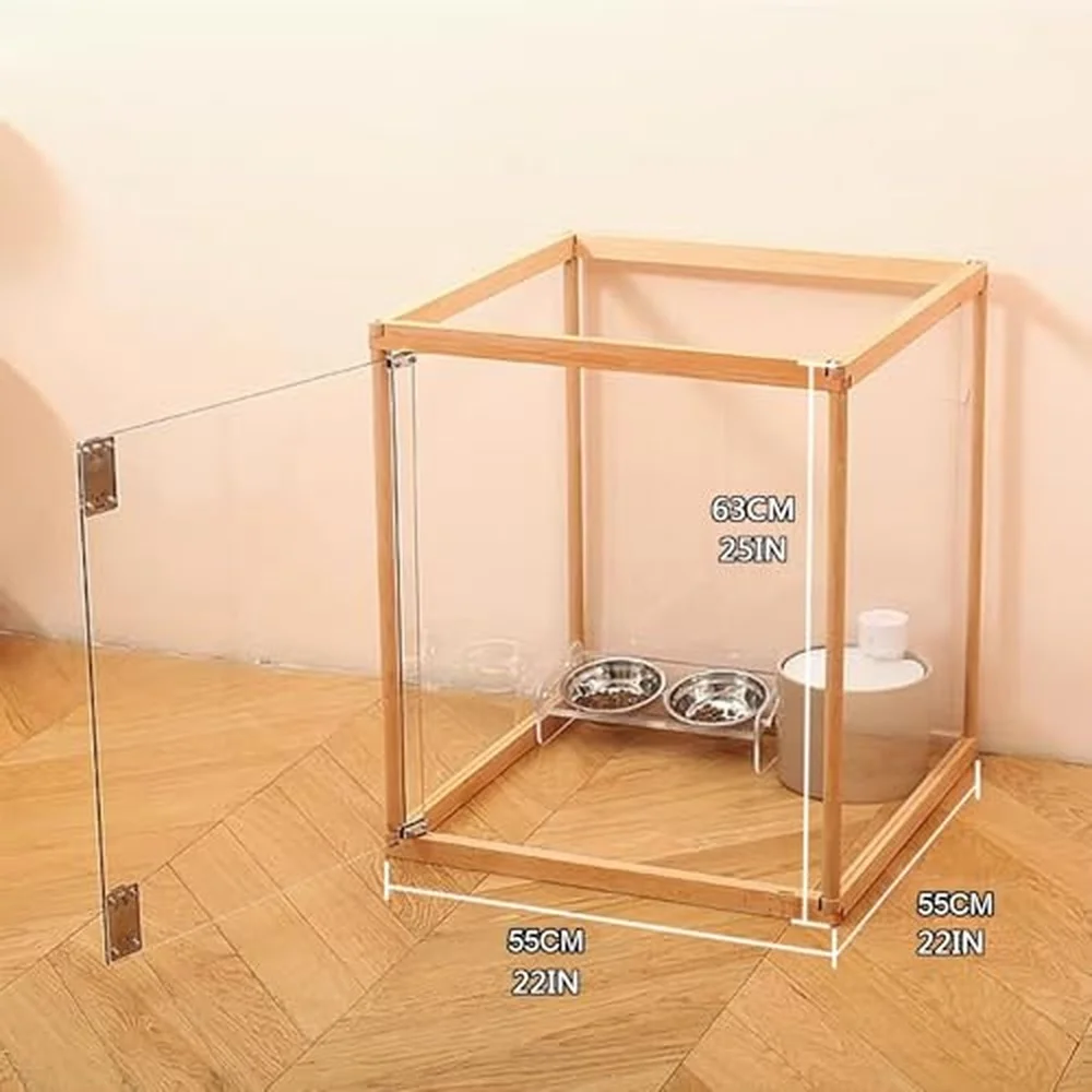 Dog Fences Indoor Indoor Acrylic Puppy Playpen Dog Fence Outdoor for Yard Modular Fencing Fencing for Garden Beds Dog