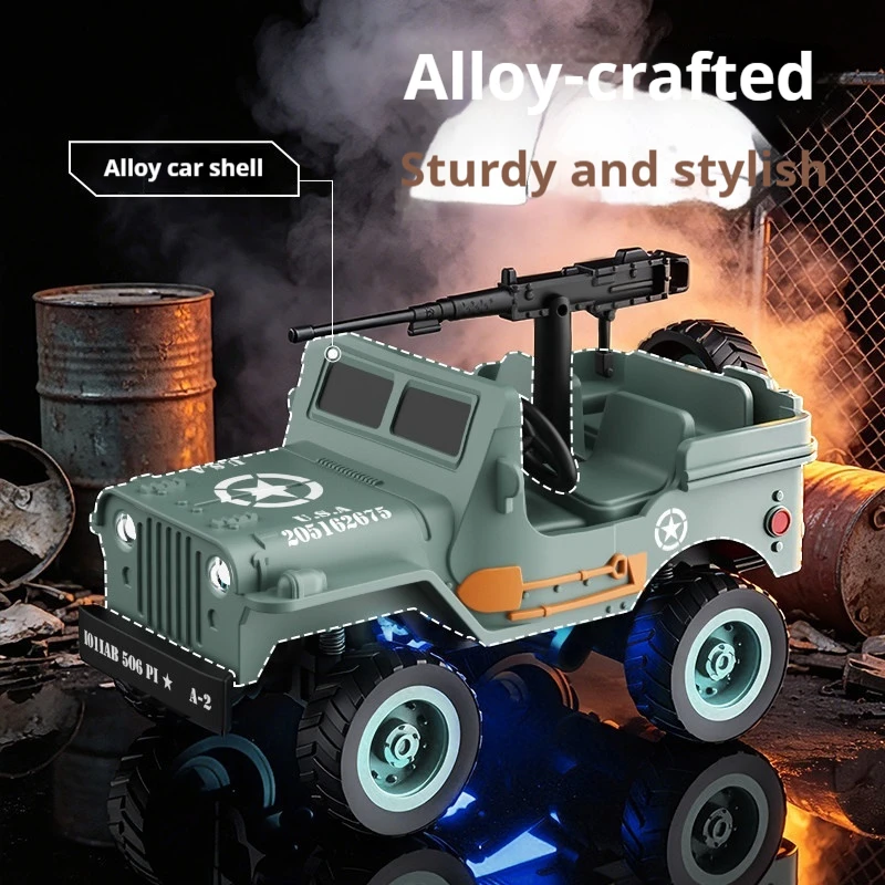 Alloy Mini Willys Jeep Kids Rc Car, Off Road Climbing Remote Control Toy Vehicle, Boys Hobby Crawler Toy Car  2026 New  Model