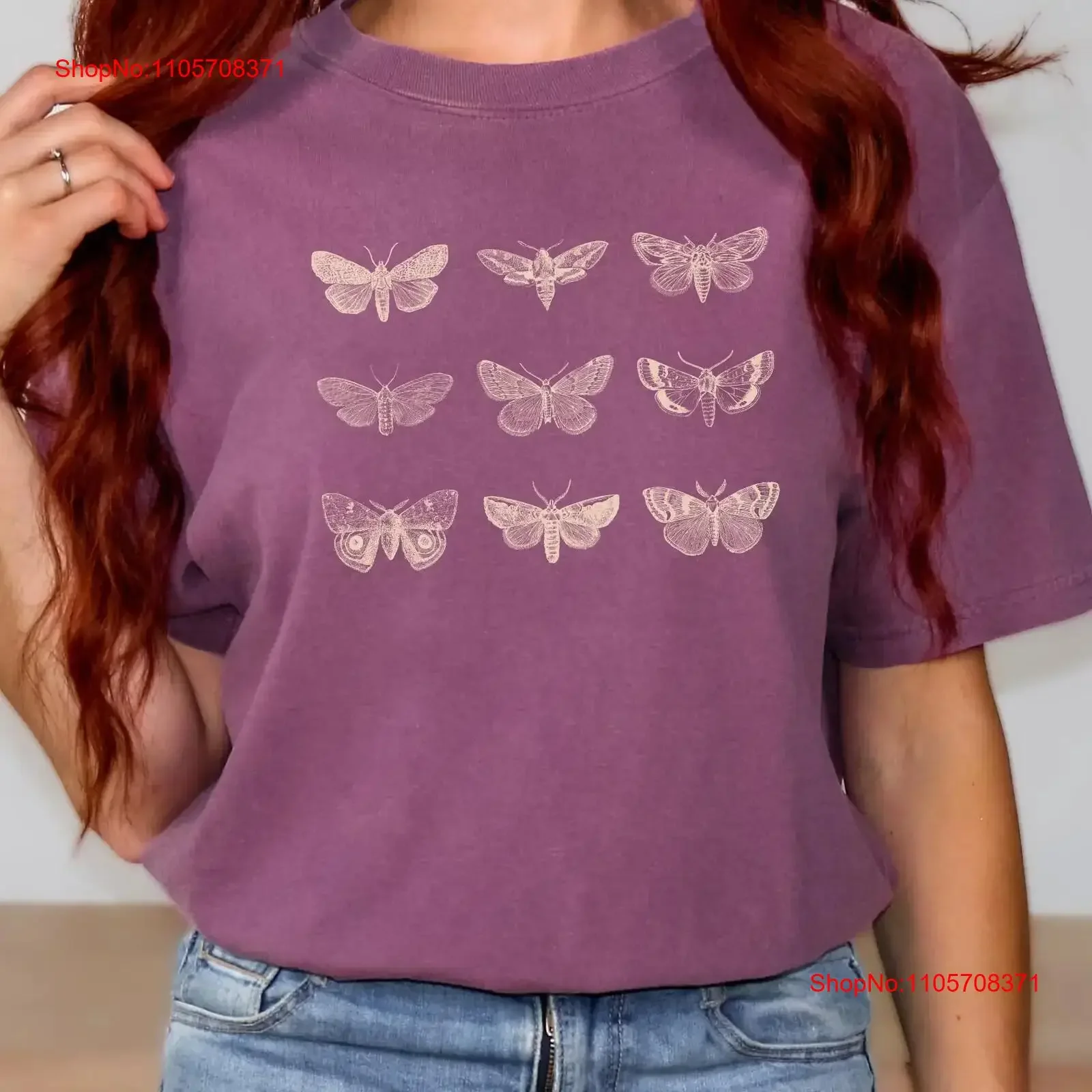 Moth Lover T Shirt Cottagecore Bug Witchy Insect Goblincore Forestcore Celestial Magical Mystic Fairycore vintage Washed