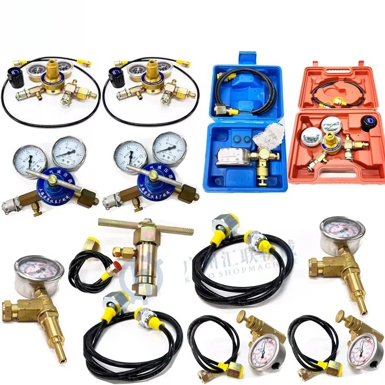 Construction Machinery Nitrogen Charging Kit Hydraulic Break Hammer N2 with Bottle Nitrogen Accumulator excavator attachments