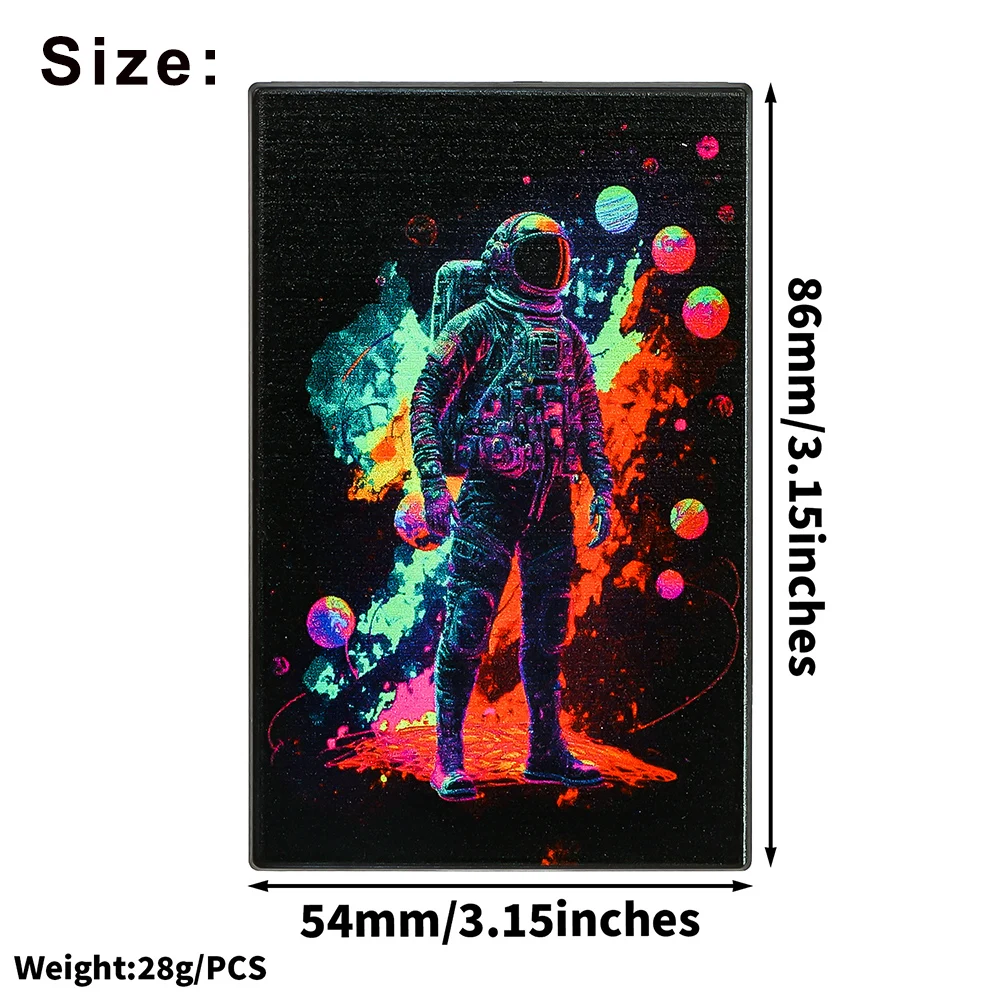 8-Fächer Plastik-Schnupftabak-Set-Behälter mit Schiebedeckel aus Aluminium, 8 Schlitze, Taschenformat, Tragbare Aufbewahrungsbox – Detail 1