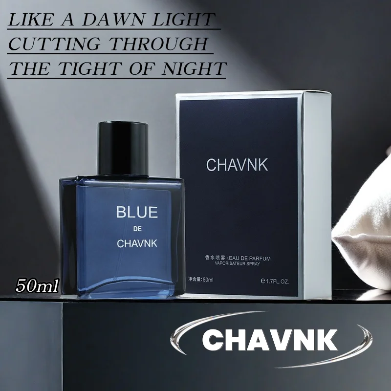 

50ml Classic BLUE DE CHAVNK EAU DE PARFUM Pheromone Perfume Azure Fragrance Body Spray for Men Gentlemen Attract Women