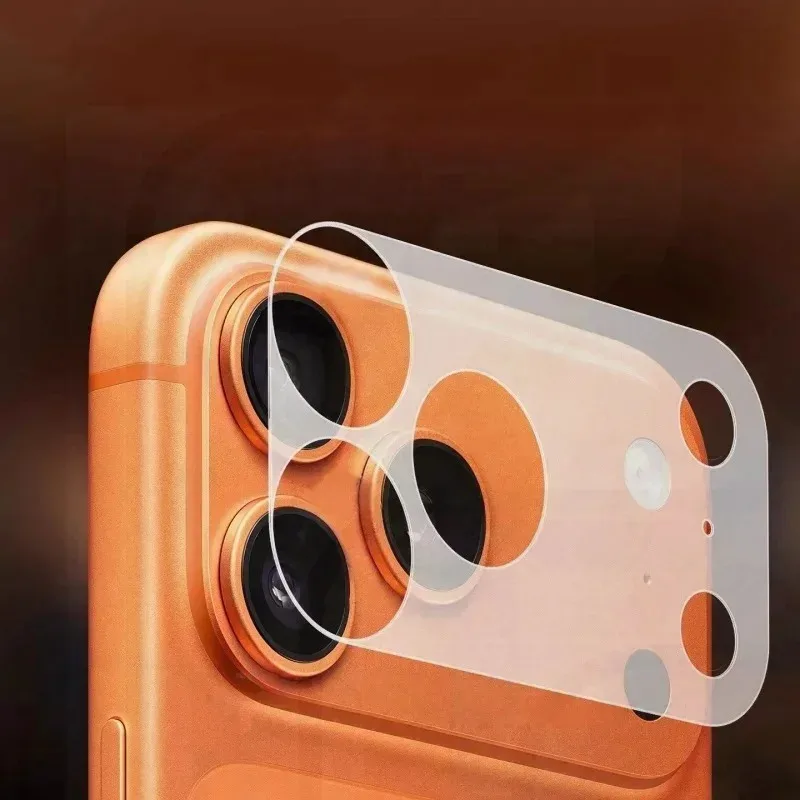 1-10pcs Transparent Matte Camera Protector for IPhone 17 Pro Max  Air Clear Anti-scratch Full Cover Lens Tempered Glass Film Cap