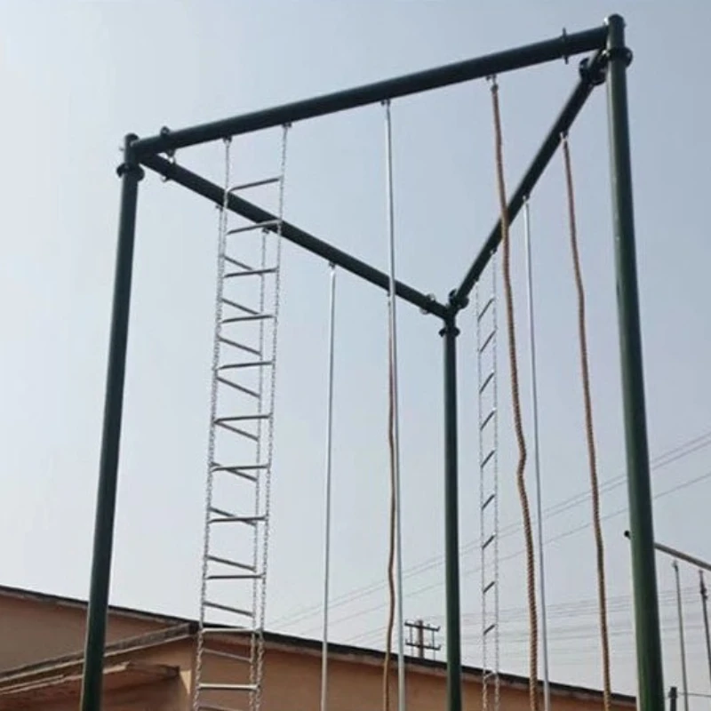 

Three-sided climbing frame, outdoor physical training