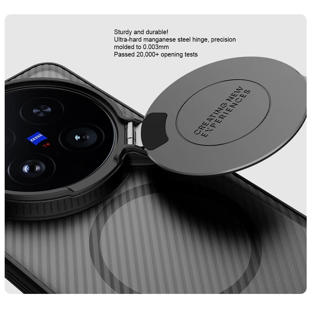 

Для Vivo X200 Ultra/X200 Pro/X200 Pro mini 5G Nillkin чехол с магнитным экраном, опора для камеры, противоударная задняя крышка