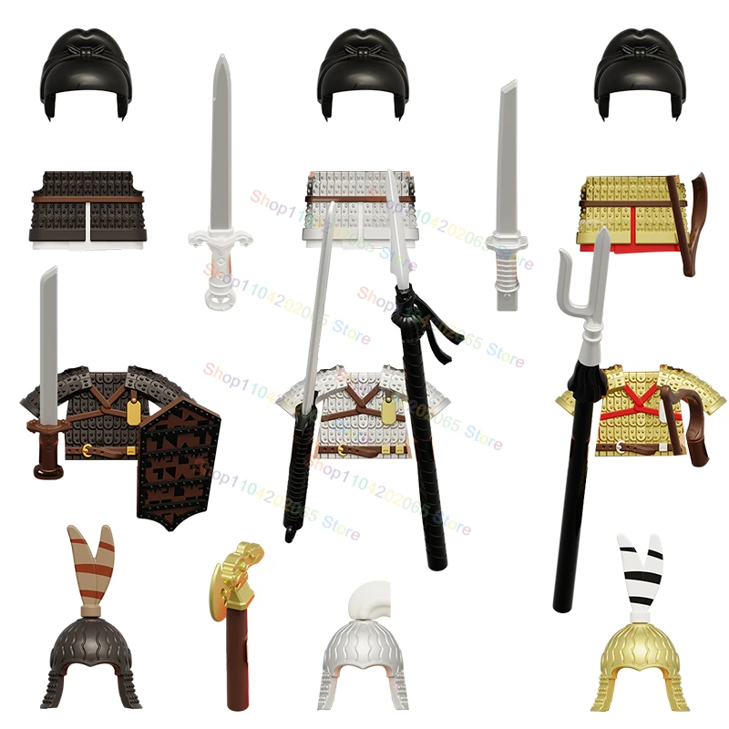 

MOC KT1096 Древний Ли Бай Поэт мни Фигурки Сборка Сцена Строительный Блок Солдаты Оружие Головоломки Дети для Игрушек Подарки