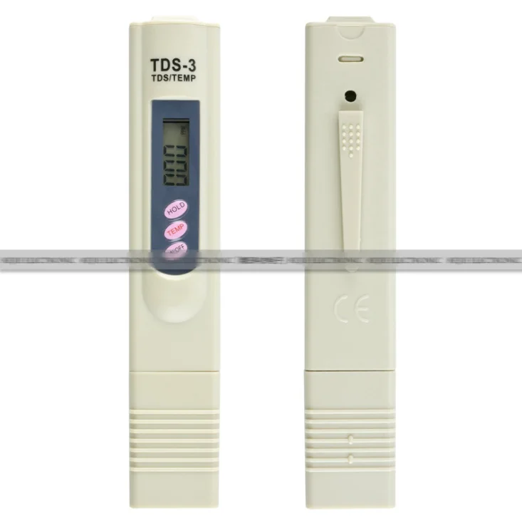 Handheld TDS Digital Water Tester Water Test Pen Water Quality Analysis Meter Water Purity Check 0-9999 ppm Measurement