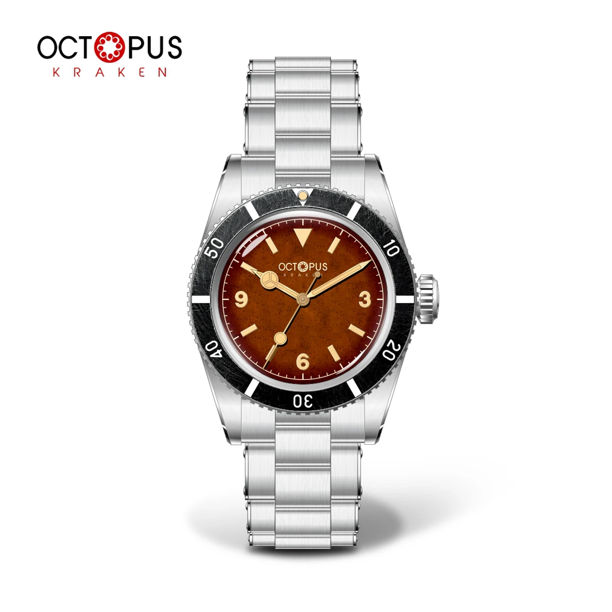 Octopus Kraken New 37mm Men Diver Watch PT5004 Automatic Movement Mechanical Watches Luminous Sapphire Waterproof 200m OCT-0028