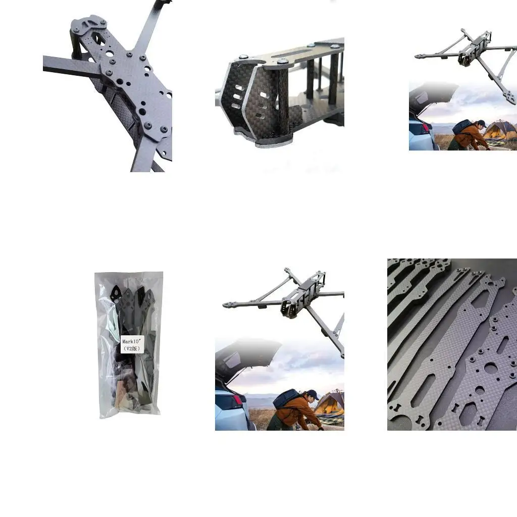 652F 8/9/10inch Carbon Fiber Frame for Mark4 MAK4 V2 Quadcopter Extended