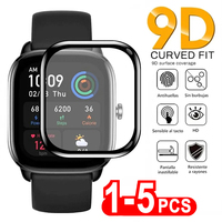 Soft Tempered Glass Protective Film for Amazfit GTS 2 3 4 Mini Full Screen Protector For Amazfit GTR 4 3 Pro BiP S Lite POP Pro