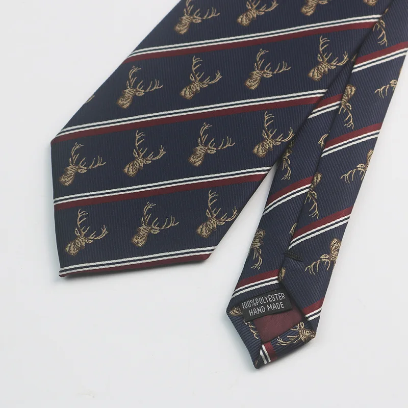 New high-end men's hand tied tie, executive meeting banquet host, wedding groomsman, personalized pattern long tie