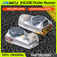 1/2/3PCS JHEMCU JHE20B Finder Buzzer Super Loud Tracker Alarm Beeper Built-in Battery LED Light For RC FPV Airplane Drone