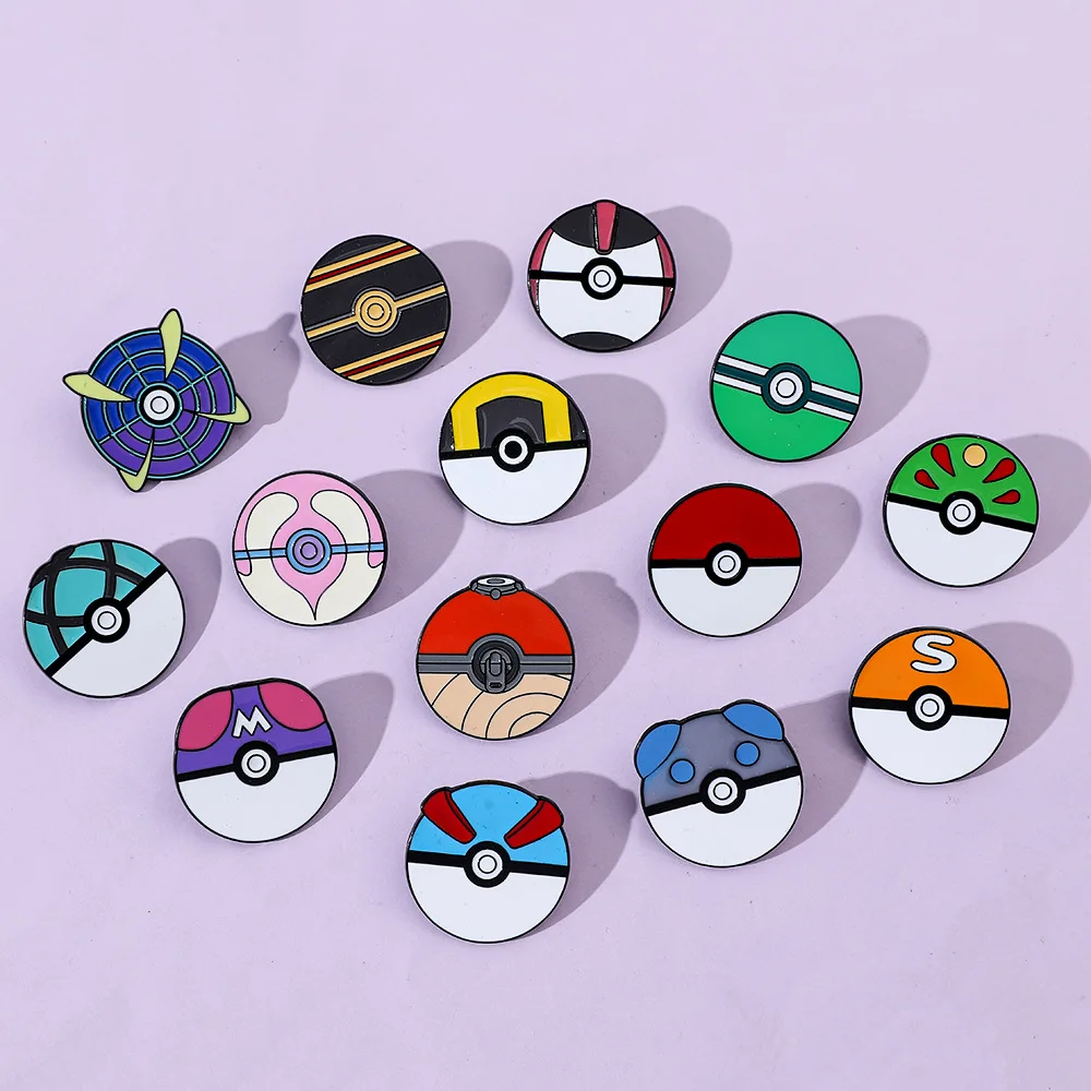 Pokémon Alloy Brooch Elf Egg Metal Badge Accessory Pin Y2k Fashion Toys Anime Cartoon Frind Cute Personalized Gifts