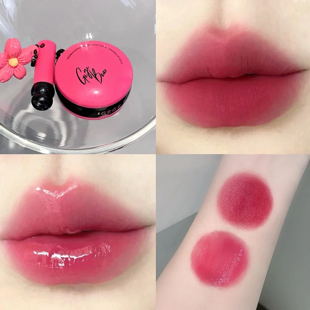 Dual Effect Velvet Matte & Glossy Pendant Lip Glaze, Hydrating Moisture, Perfect for Layering, Brightening Lip Color