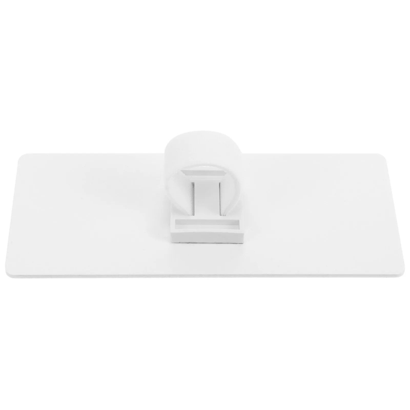 

Microphone Logo Station Acrylic Handheld Mic Stand Portable For Interview Speech Recording Diy Blank Design Sturdy Smooth