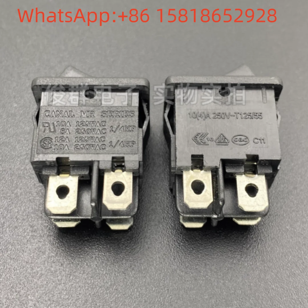 5 pieces Taiwan CANAL MR SERIES boat-shaped switch button 4-pin 2-position rocker 10A power KCD1 key