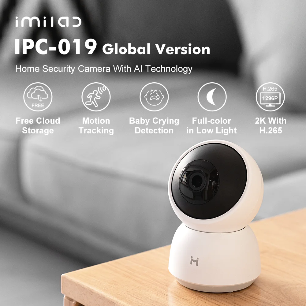 IMILAB A1 019 IP Camera 2K 1296P WiFi Camera Security Camera CCTV Vedio Surveillance Camera Monitor Global Version