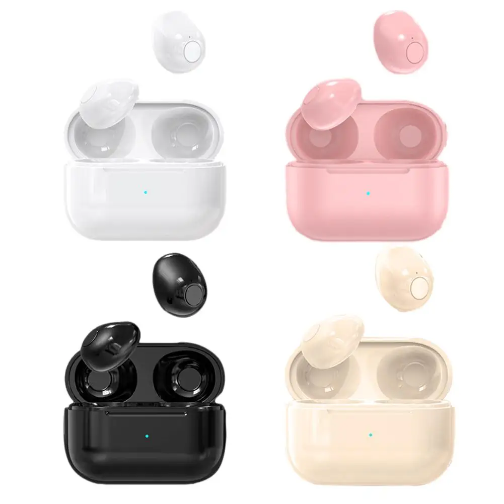 Mini Bluetooth 5.2 Invisible Earphone Sleeping Headset Wireless Smart Touch Sleeping Sports Gaming Earbud Noise Reduction
