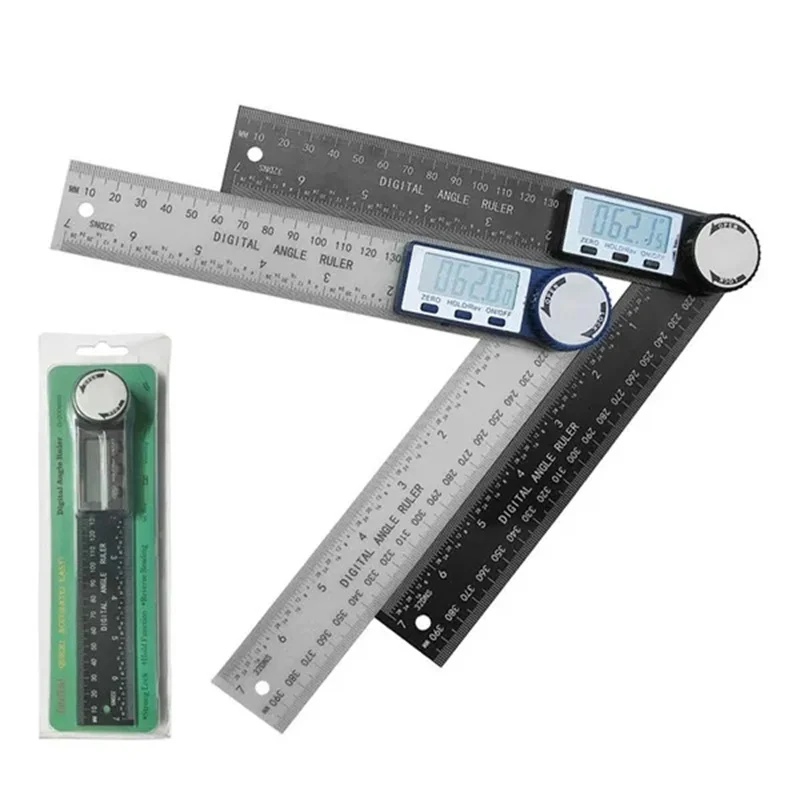 200mm Digital Angle Meter 360 ° Digital Angle Square Ruler Electronic Goniometer Protractor Angle Finder Gauge Measuring Tool