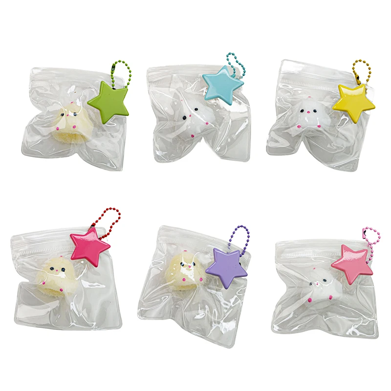 Creative Cartoon Mini Little Chick Stress Relief Squeeze Keychain Cute Mini Relief Squeeze Slow Rebound Toy Bag Pendant Gift