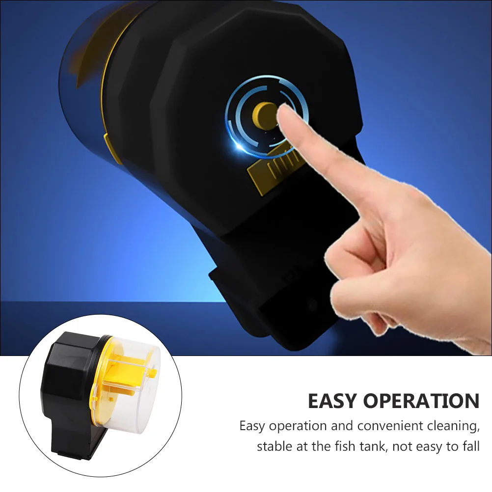 

1Set Automatic Fish Feeder for Aquarium with Timing Function Large Feed for Pellet Flake Sticks Food Fish Tank