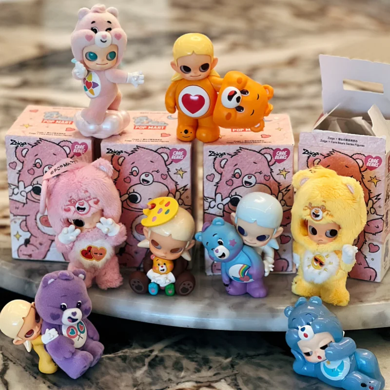 

POPMART CareBears x Zsiga Series Blind Box Mystery Box Guess Bag Toys Doll Cute Anime Figure Desktop Ornaments Collection