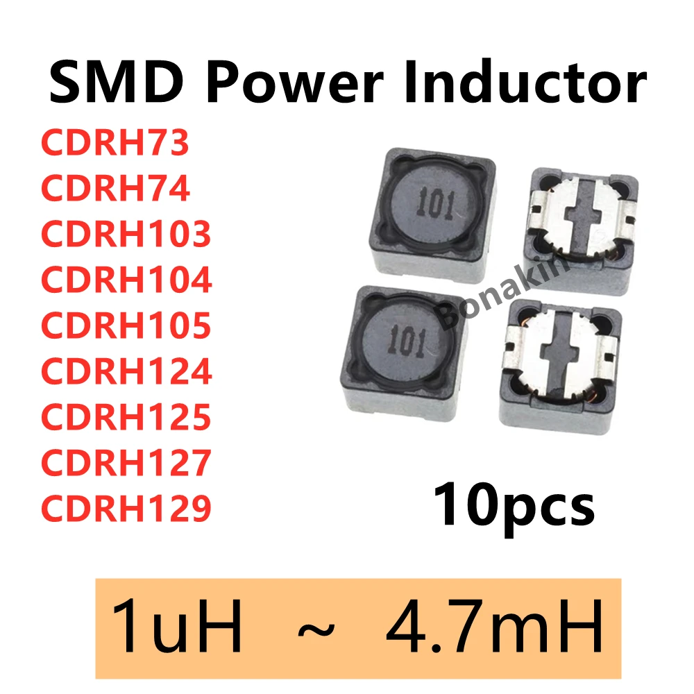 10Pcs Smd Power Ind…