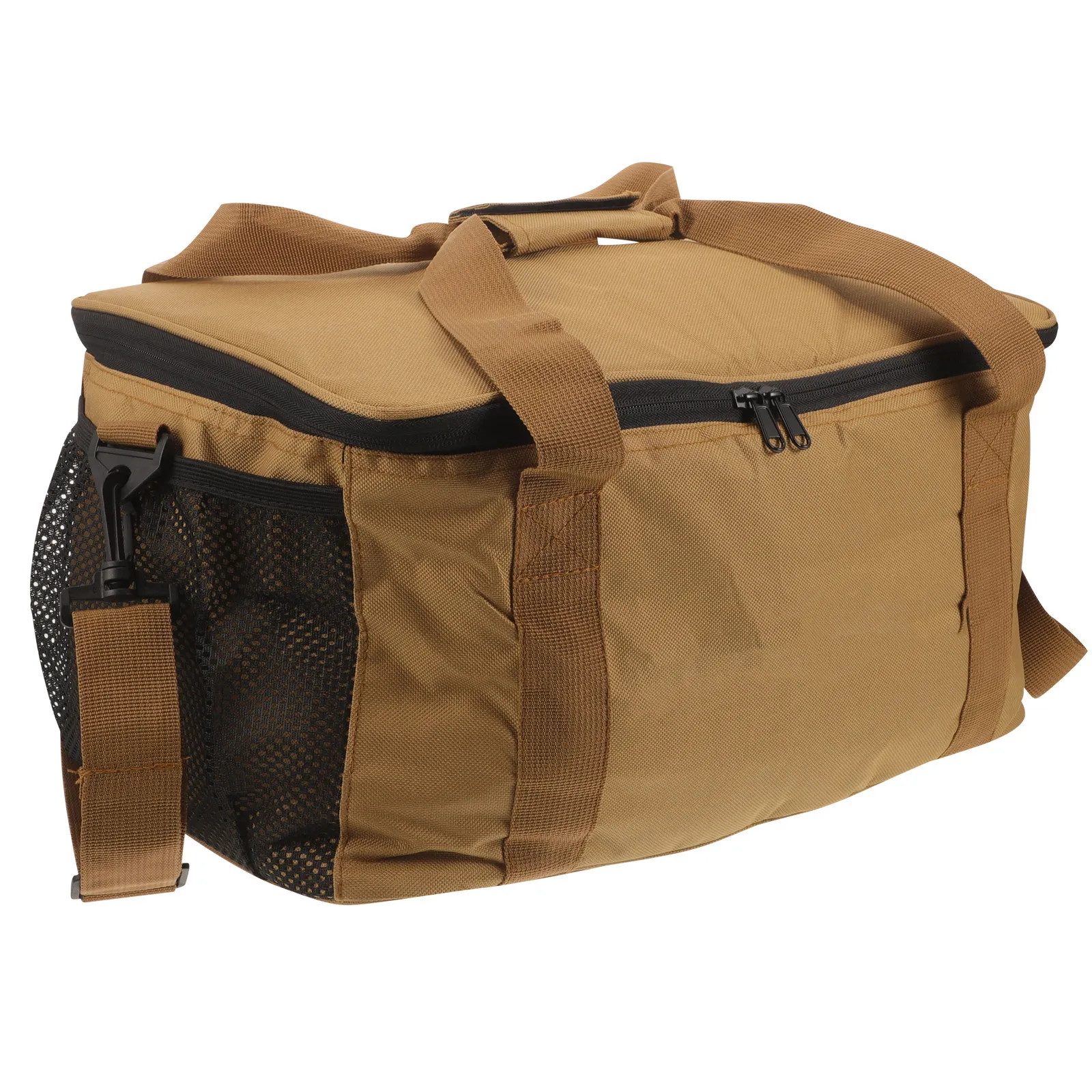 

Портативная сумка для пикника с прочной молнией, многоразовая термосумка-холодильник для кемпинга и пикников, органайзер для еды с ручкой для переноски